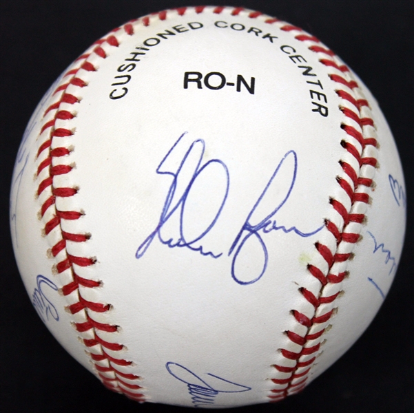 3000 Strikeout Club (9) Multi-Signed ONL Baseball (JSA)