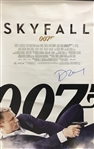 Daniel Craig Signed 24 x 36 James Bond Skyfall Movie Poster (Beckett/BAS Guaranteed)