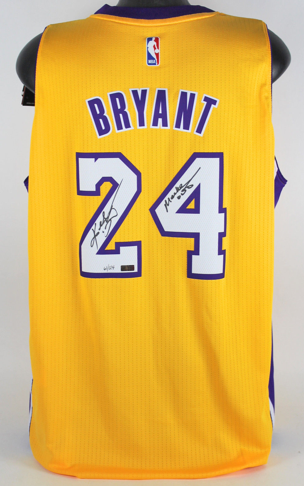 Kobe Bryant Signed Lakers Authentic Adidas Jersey Inscribed Black Mamba  (Panini COA)