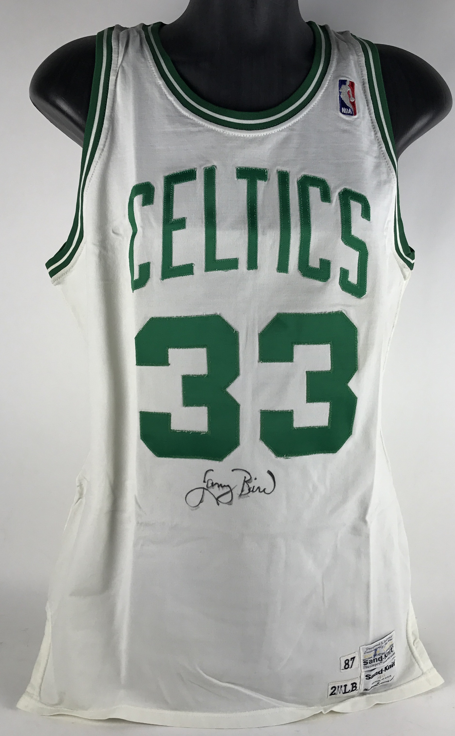 1980-84 Larry Bird Game Worn & Vintage Signed Boston Celtics