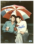 Dean Martin & Jerry Lewis Rare & Desirable Signed 11x14 Photo (BAS/Beckett)