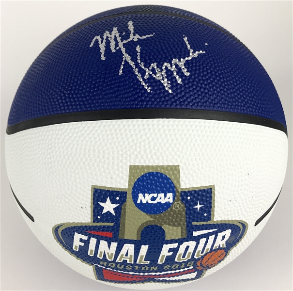 Mike Krzyzewski Signed 2016 Final Four Commemorative Basketball (PSA/DNA)