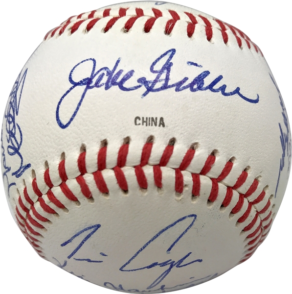 ULTRA-RARE 1994 Tampa Bay Yankees Team-Signed Baseball w/ Jeter & Rivera - PSA/DNA Graded MINT 9!