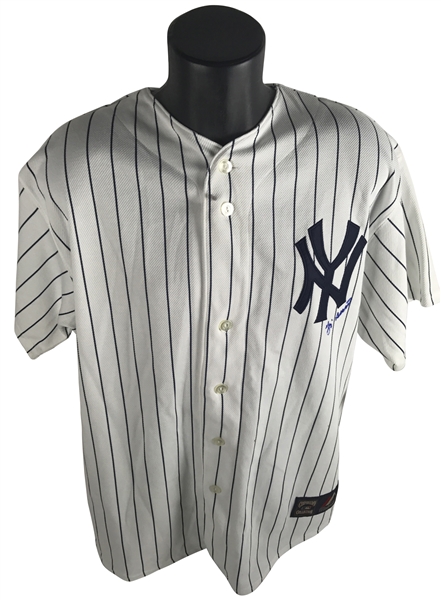 Yogi Berra Signed NY Yankees Jersey (Beckett/BAS)