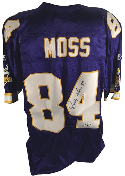 Randy Moss Signed Minnesota Vikings Jersey (Beckett/BAS)