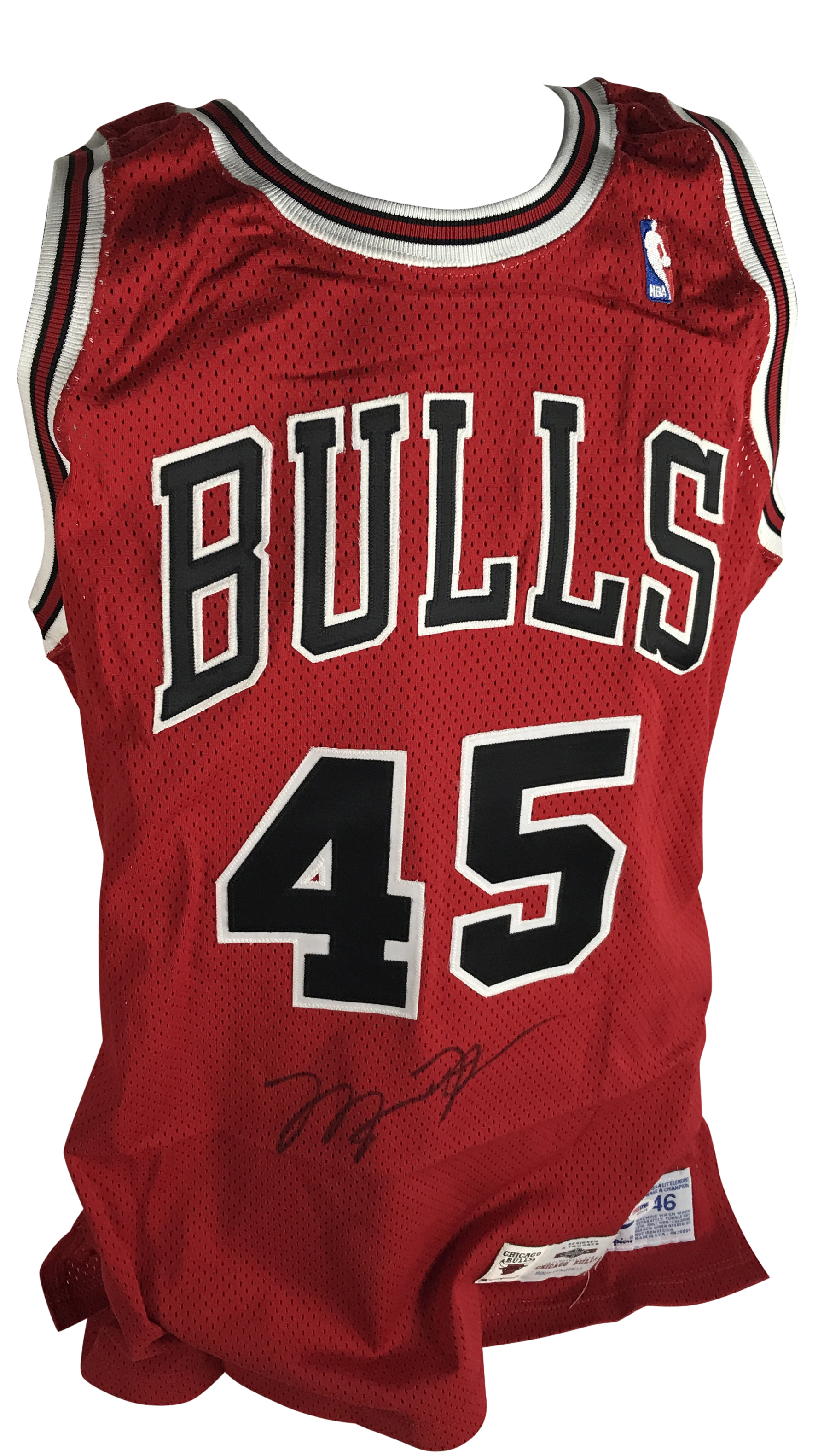 Lot Detail - Michael Jordan Signed Chicago Bulls Rare Signed #45
