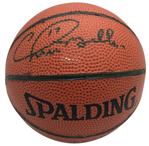 Chris Mullin Signed NBA Mini Basketball (PSA/DNA)