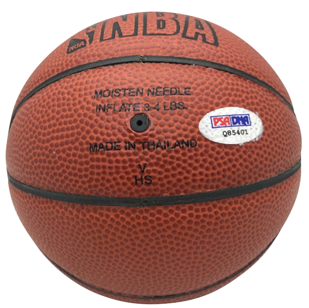 Lot Detail Chris Mullin Signed Nba Mini Basketball Psa Dna