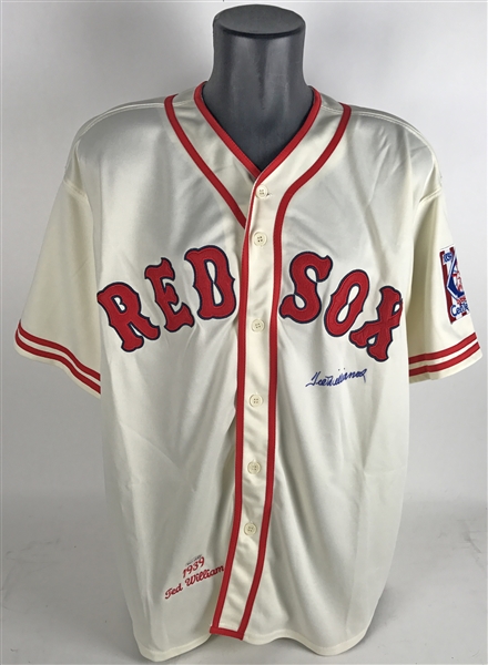 Ted Williams Signed 1939 Style Boston Redsox Jersey (Upper Deck)