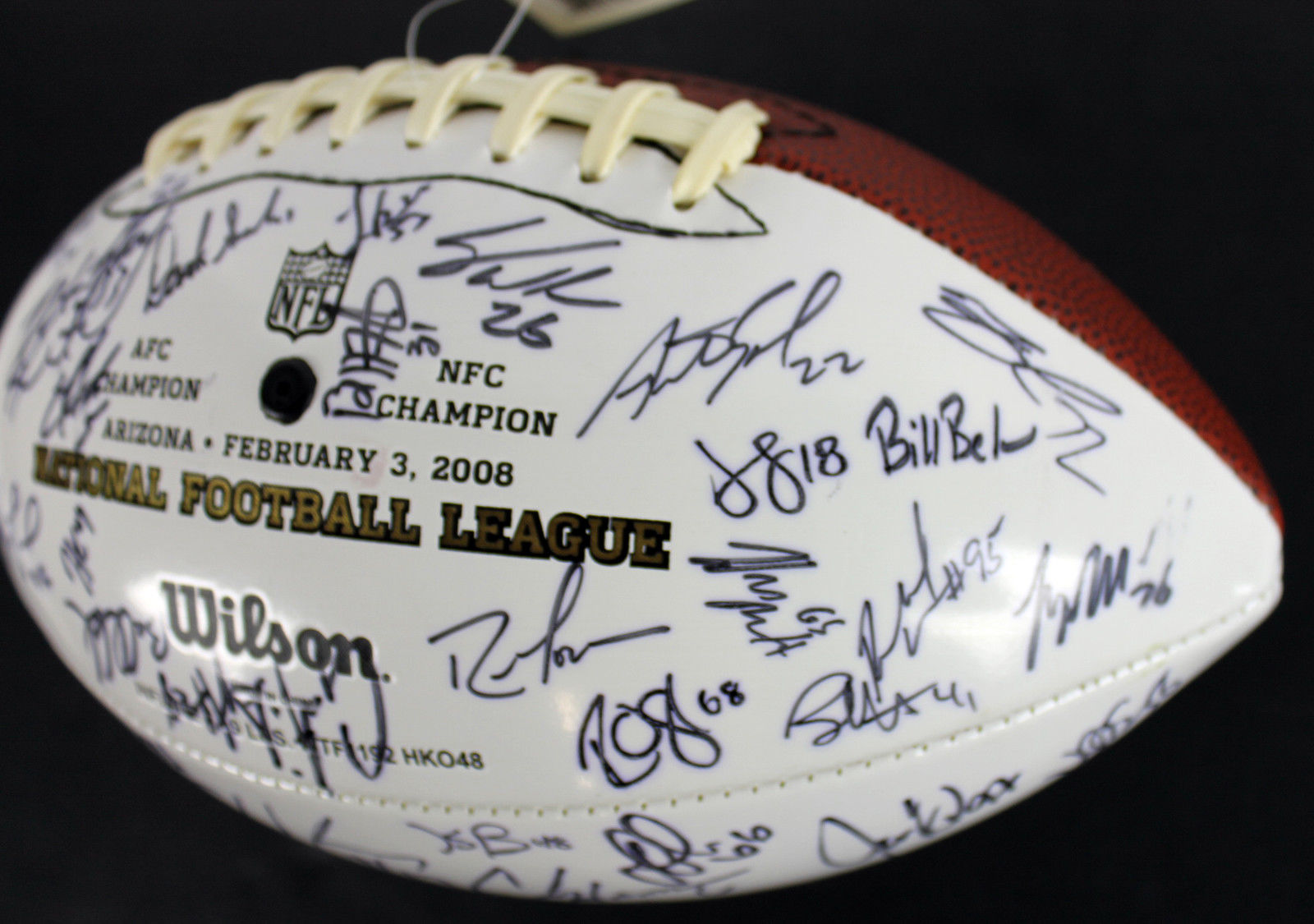 Lot Detail - 2007 New England Patriots Team-Signed Football w/ Brady, Moss,  Seau & Others (JSA)