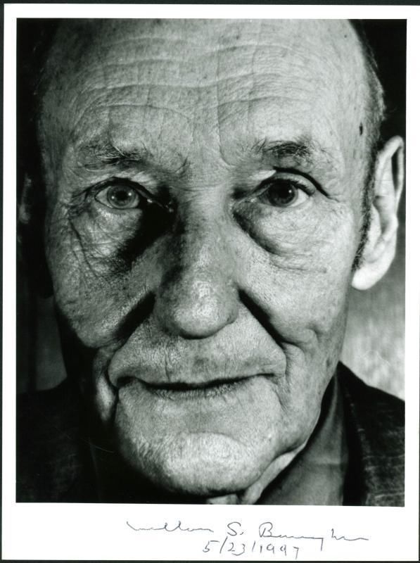 Lot Detail William S Burroughs Signed Dated B W Portrait Photo