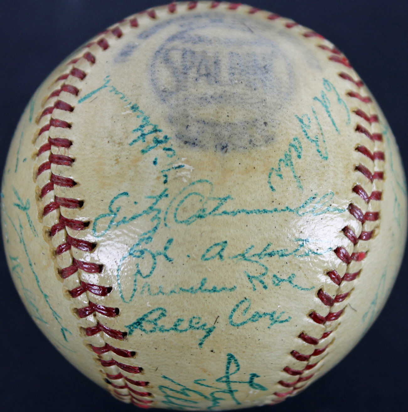 Lot Detail - 1946 Pittsburgh Pirates Team-Signed Baseball with Wagner ...