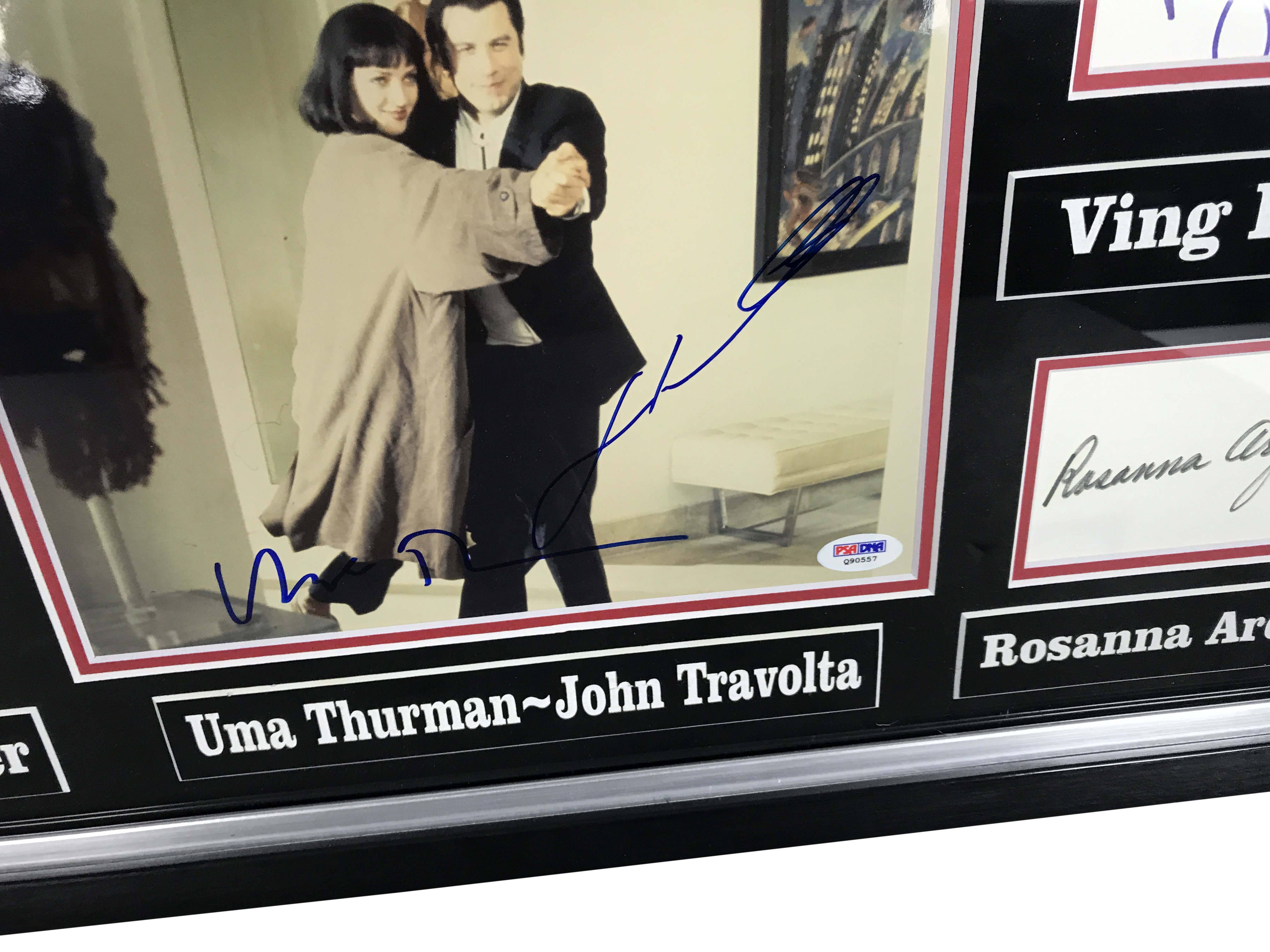 Uma Thurman & John Travolta Autographed Pulp Fiction 16x24 Movie Poste –  Celebrity Authentics