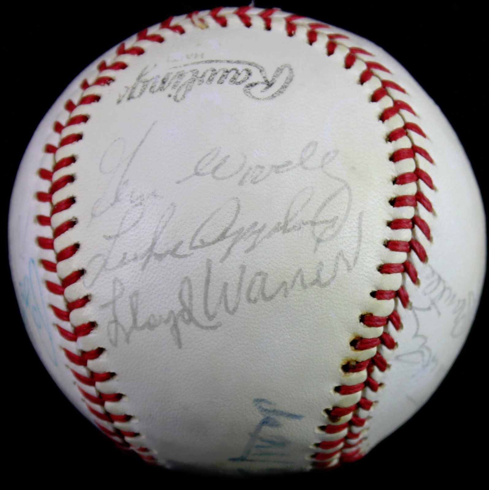 Lot Detail - MLB Hall Of Famers Multi-Signed Baseball W/ Mantle, Mays ...