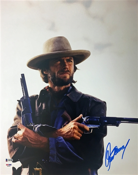 Clint Eastwood RARE 16" x 20" Near-Mint Over-Sized Photograph (Beckett)