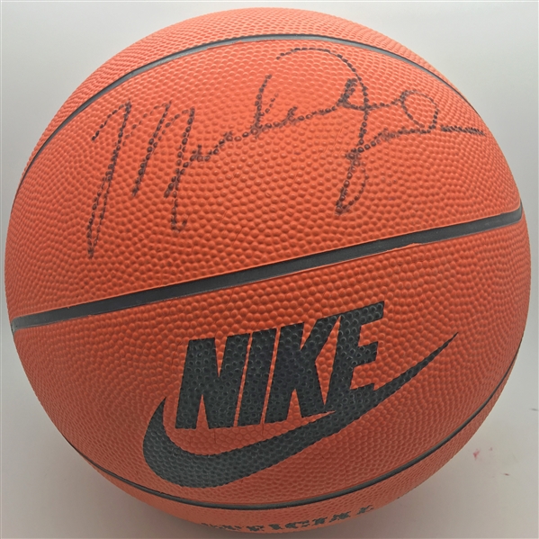 Michael Jordan Vintage Signed Nike Basketball (JSA)