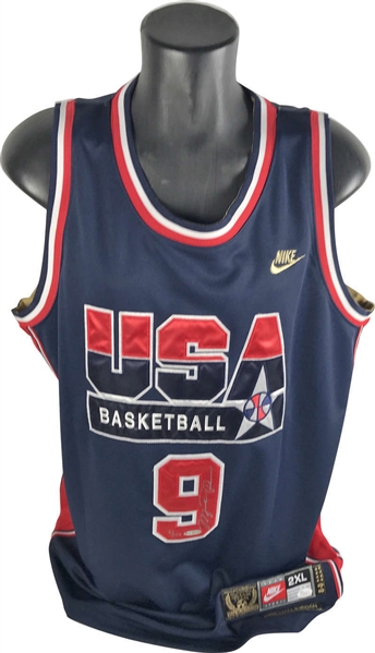 Michael Jordan Signed Limited Edition Dream Team USA Basketball Jersey (Upper Deck & JSA)