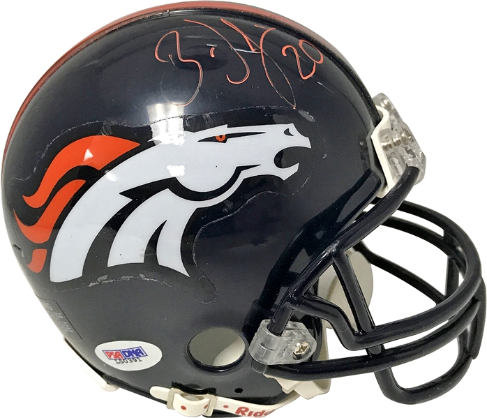 Brian Dawkins Signed Denver Broncos Mini Helmet (PSA/DNA)