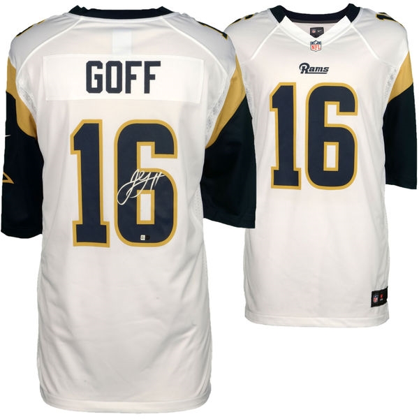 Jared Goff Signed Los Angeles Rams Jersey (Fanatics)