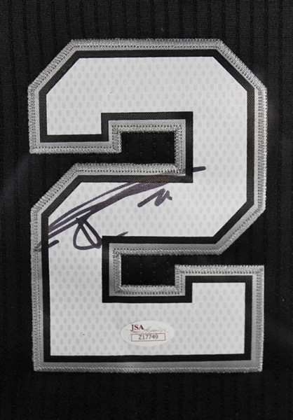 Lot Detail - Tim Duncan Signed Jersey In Custom Framed Display (jsa)