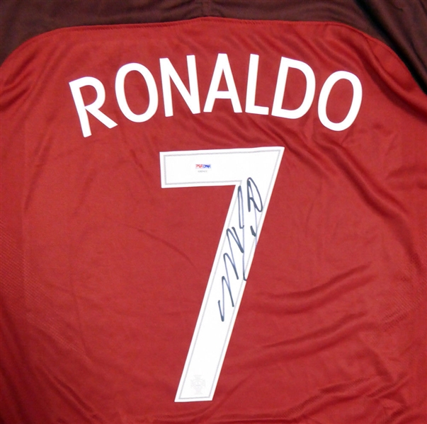 Cristiano Ronaldo Signed Portugal Nike Soccer Jersey (PSA/DNA)