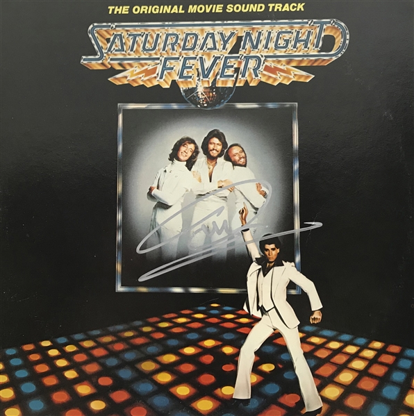 Barry Gibb Signed "Saturday Night Fever" Soundtrack (Beckett/BAS Guaranteed)