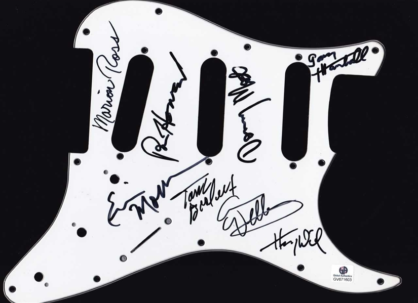 Happy Days Cast Signed Stratocaster Pickguard w/ 8 Signatures (BAS/Beckett Guaranteed)
