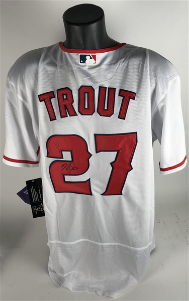 Lot Detail - Mike Trout Signed Los Angeles Angels of Anaheim Jersey ...