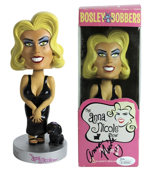 Anna Nicole Smith Signed Bobblehead Doll (JSA)