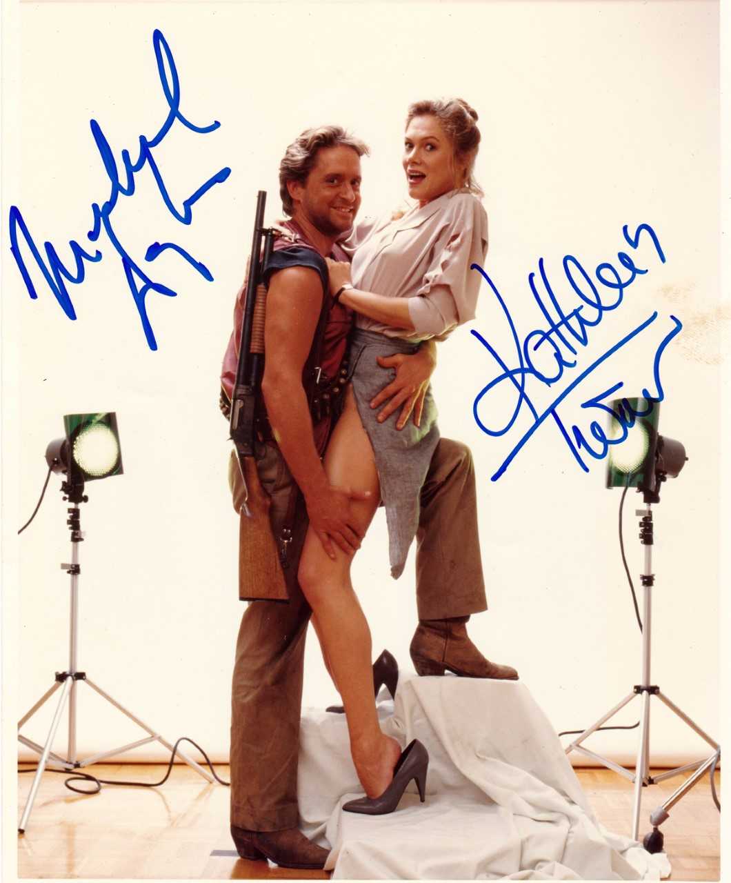 Lot Detail Jewel Of The Nile Michael Douglas Kathleen Turner Rare Dual Signed X