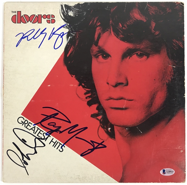 The Doors Group Signed "Greatest Hits" Album (Beckett/BAS)