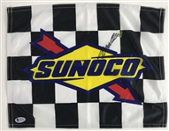 Jeff Gordon Signed Pit Used Sunoco NASCAR Flag (Beckett/BAS)