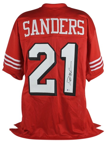 Deion Sanders Signed San Francisco 49ers Jersey (BAS/Beckett)