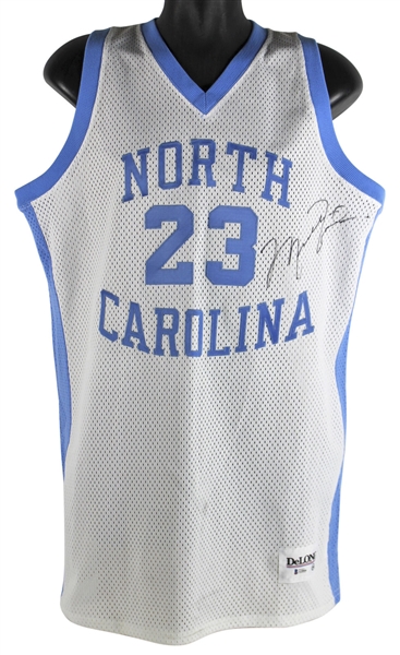 Michael Jordan Signed North Carolina Tar Heels Jersey (BAS/Beckett)