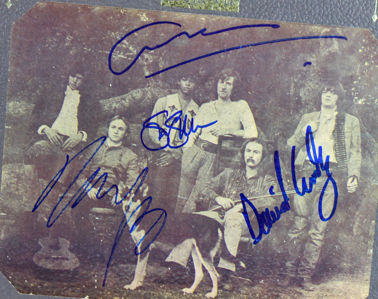 Crosby Stills & Nash Autographed Lp 