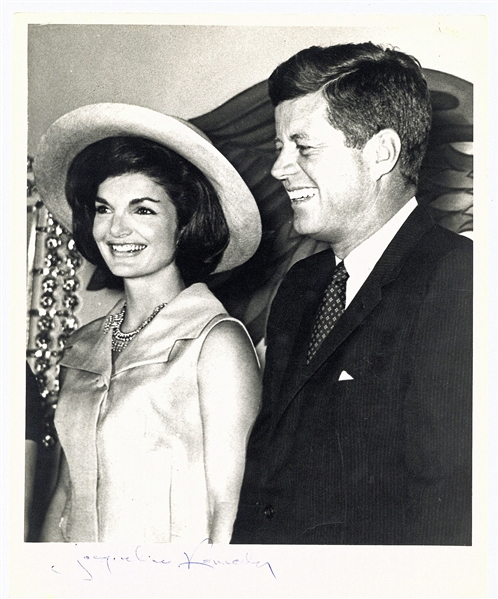 Lot Detail - Jacqueline Kennedy Signed 8