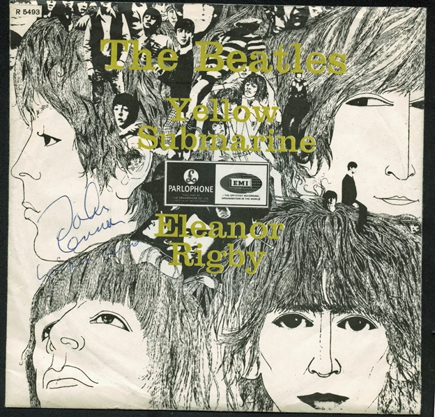 Lot Detail - The Beatles: John Lennon & Yoko Ono c.1969 Signed ...