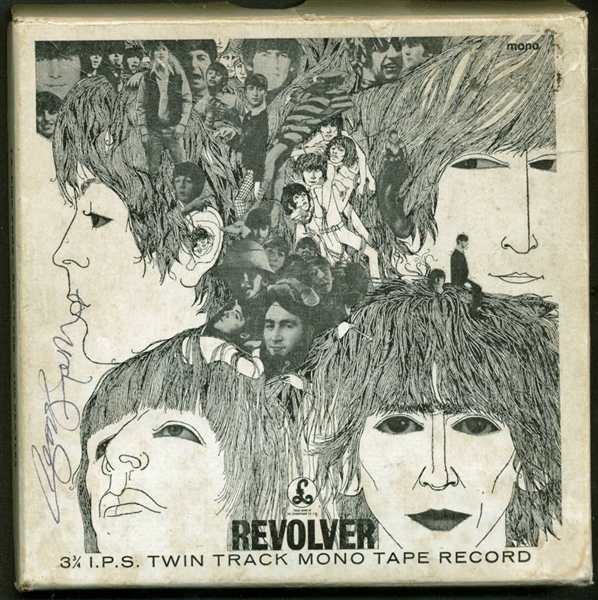 The Beatles: George Harrison Signed "Revolver" Mono Tape Record (Beckett/BAS)