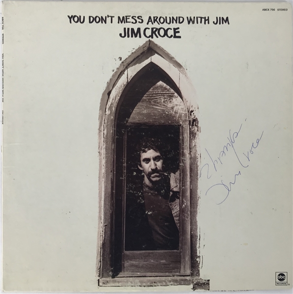 Jim Croce ULTRA-RARE Signed "You Dont Mess Around With Jim" Album (JSA)