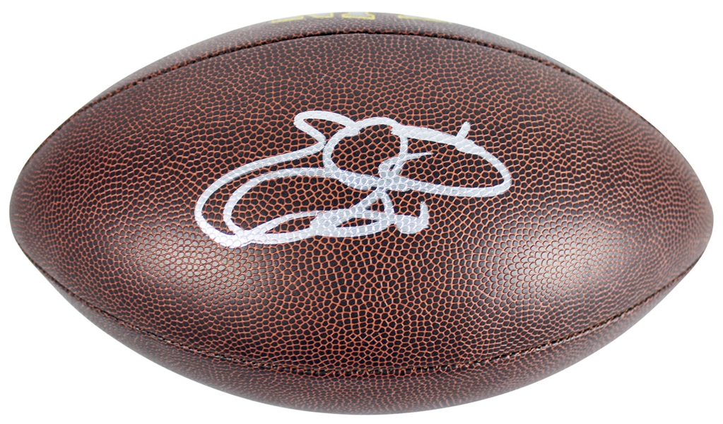 Emmitt Smith Signed NFL Leather Football (BAS/Beckett)