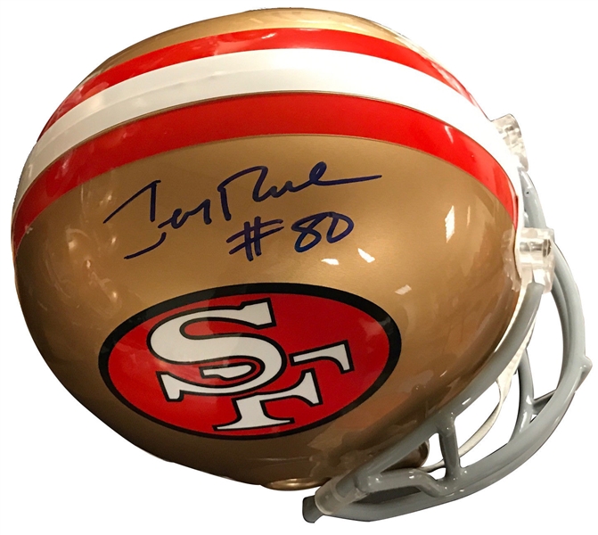 Jerry Rice Signed 49ers Full Sized Helmet (PSA/DNA)