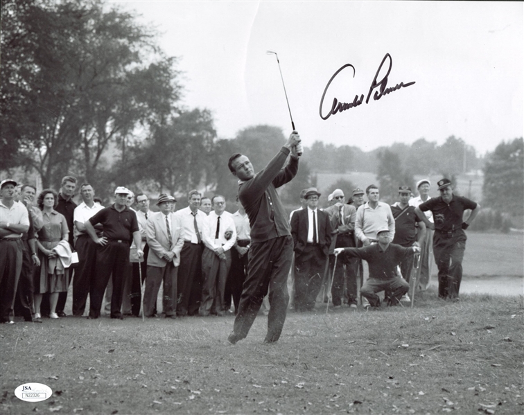 Arnold Palmer Signed 11" x 14" Black & White Photograph (JSA)