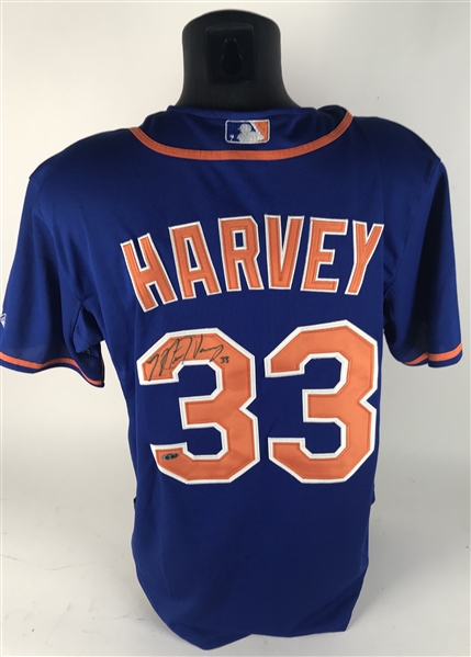 Matt Harvey Signed New York Mets Jersey (Steiner Sports)