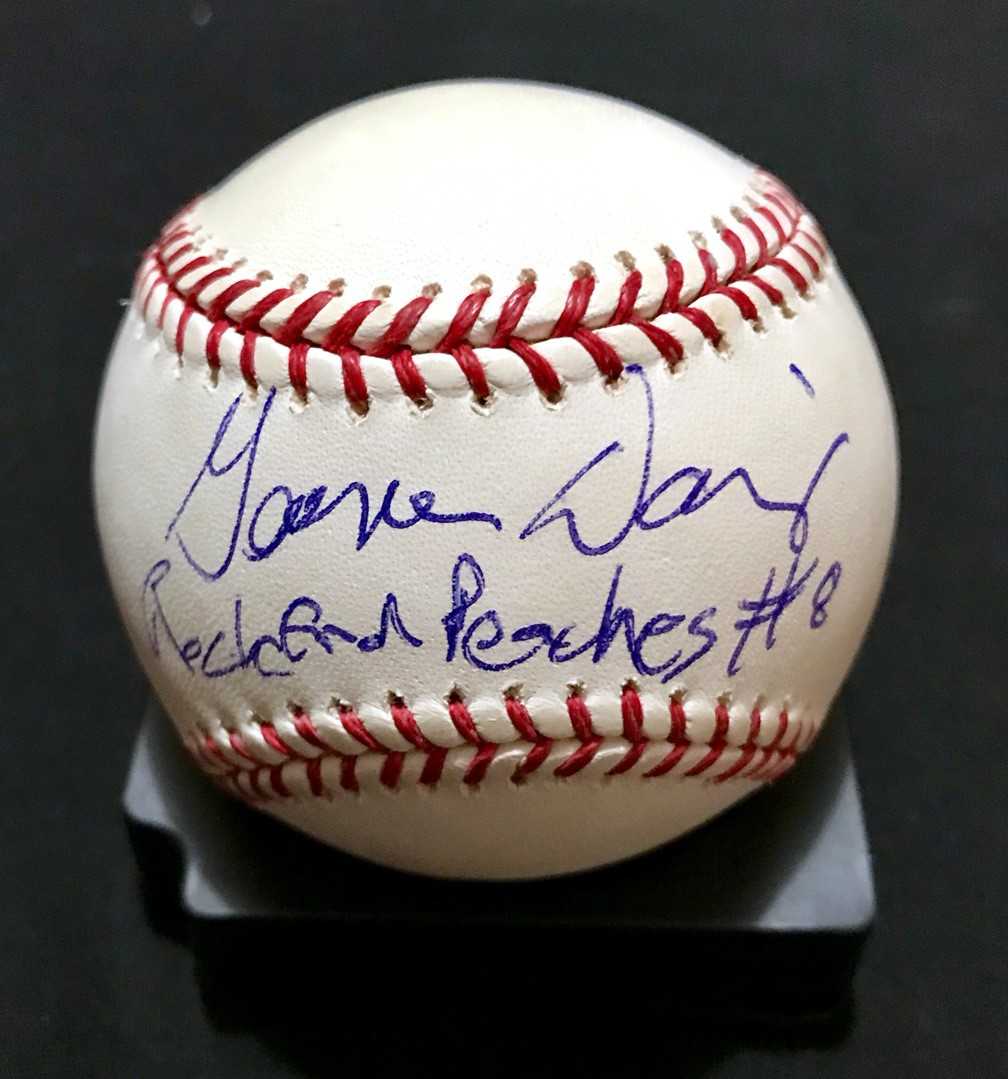 Lot Detail - A League Of Their Own: Geena Davis Signed OML Baseball (JSA)