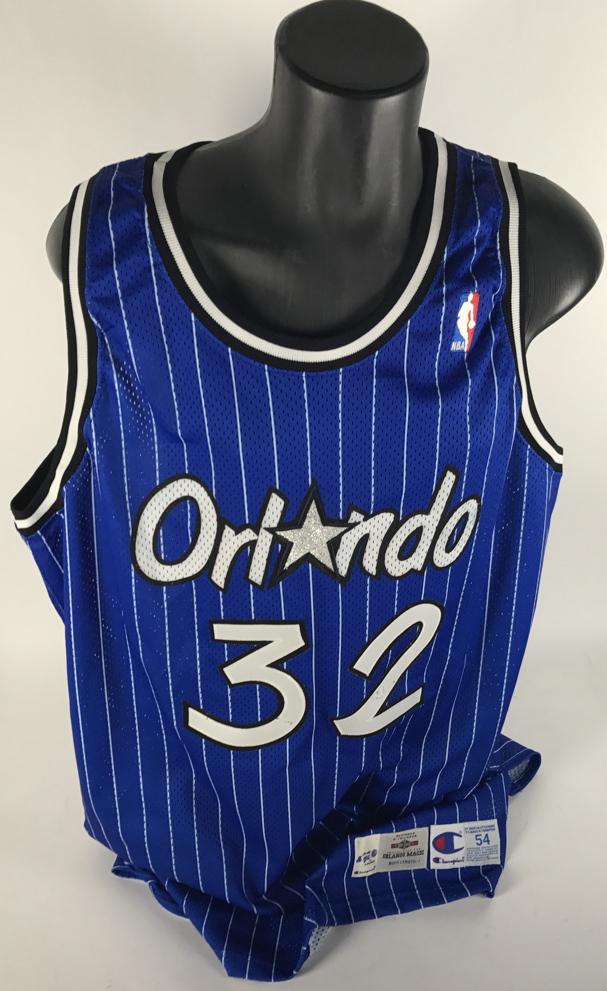 1993-94 Shaquille O'Neal Game Worn Orlando Magic Jersey., Lot #82481