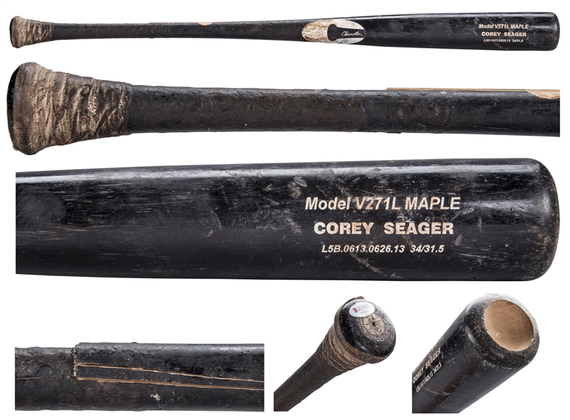 2013 Corey Seager Game Used Minor League Bat (PSA/DNA GU 8)