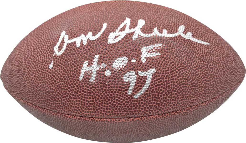 Don Shula Signed Wilson NFL Football w/ "HOF 97" Inscription! (JSA)