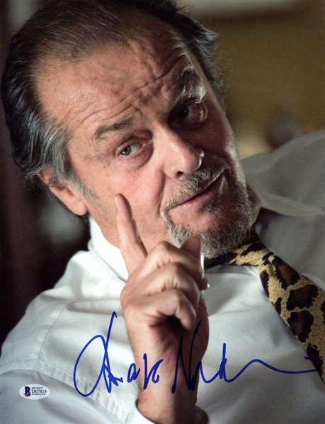 Jack Nicholson Signed 11" x 14" Color "Angry Management" Photograph (Beckett/BAS)