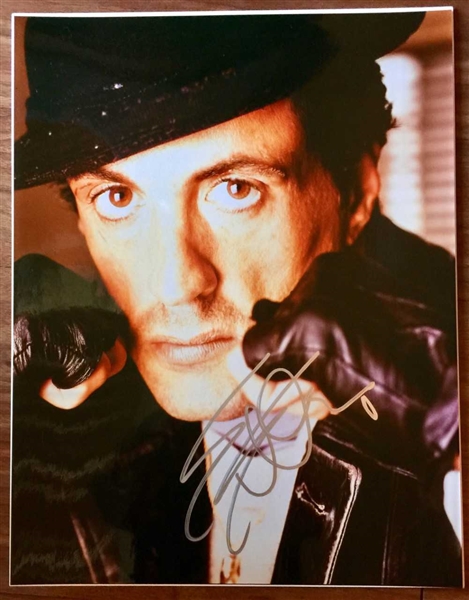 Sylvester Stallone Signed 11" x 14" Color Photo as "Rocky (BAS/Beckett Guaranteed)