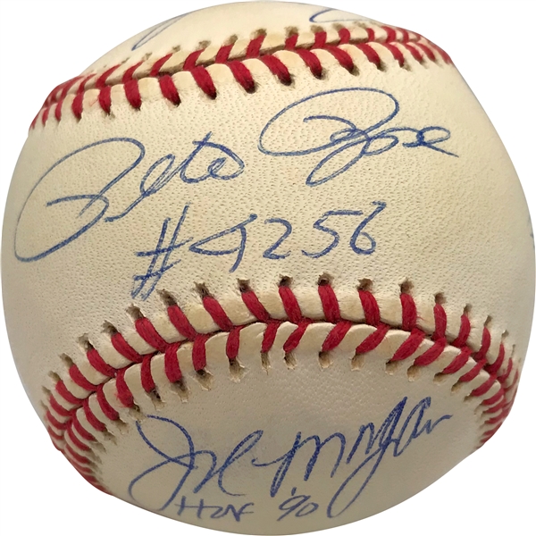 Big Red Machine Signed ONL Baseball w/ Rose, Morgan & Others (JSA)